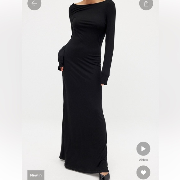 Naked Fashion Soft Line Boat Neck Maxi Dress. Size S. - Picture 2 of 6